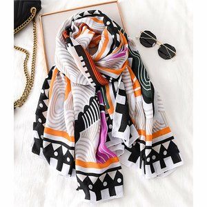 Tribal Horse Multicolor Scarf
